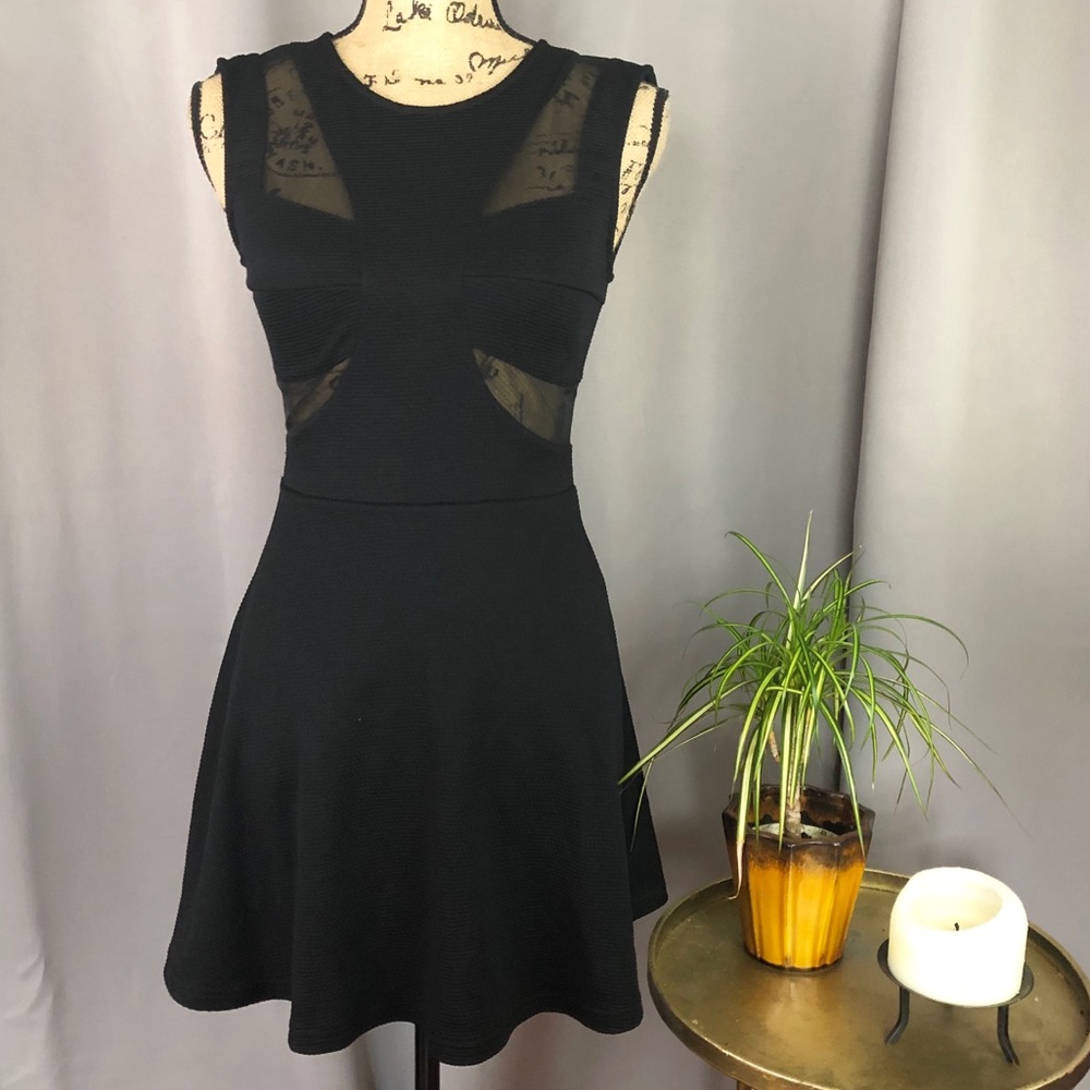 FOREVER 21 dress with sheer paneling